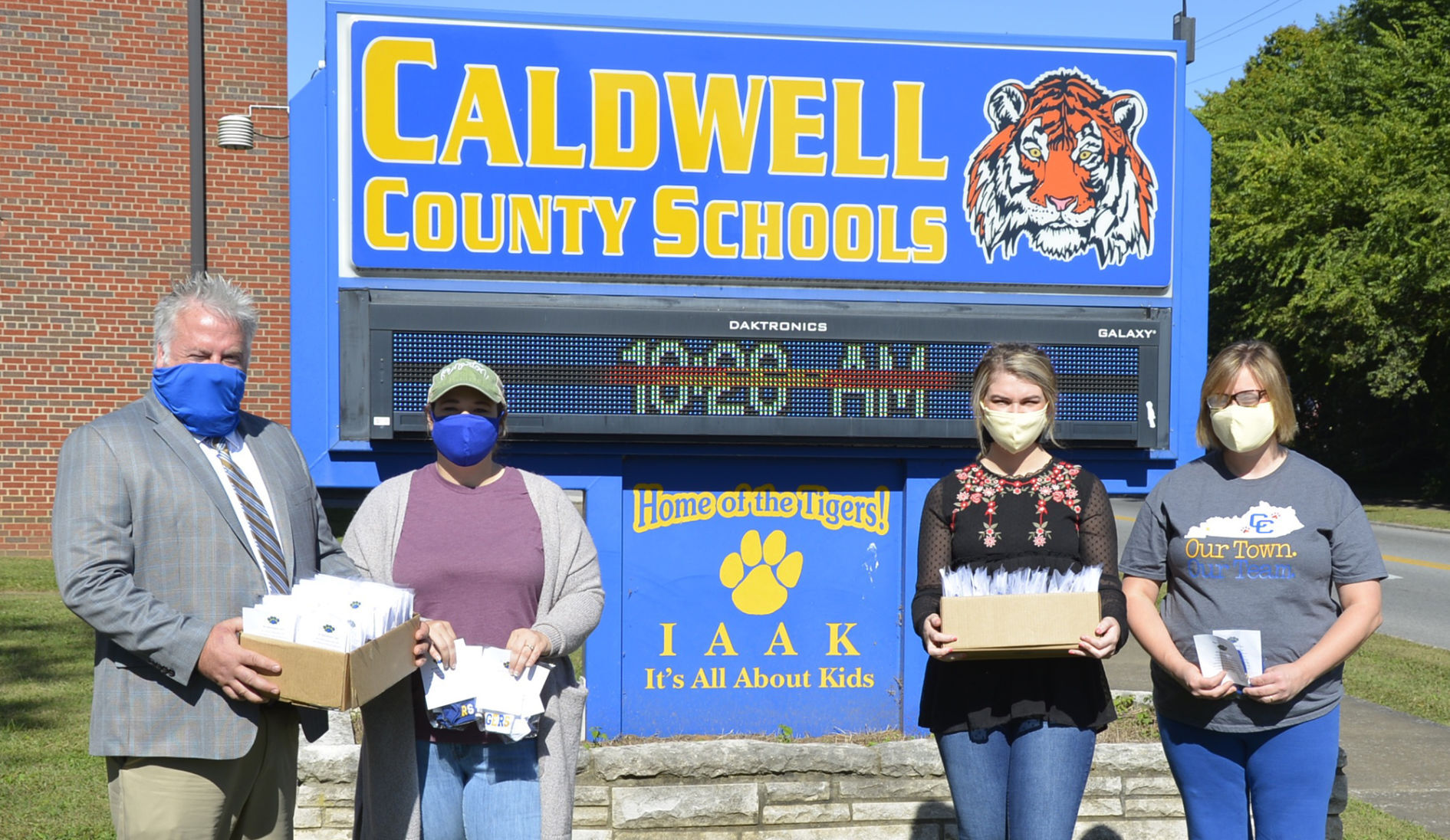 Caldwell County School District receives masks donation
